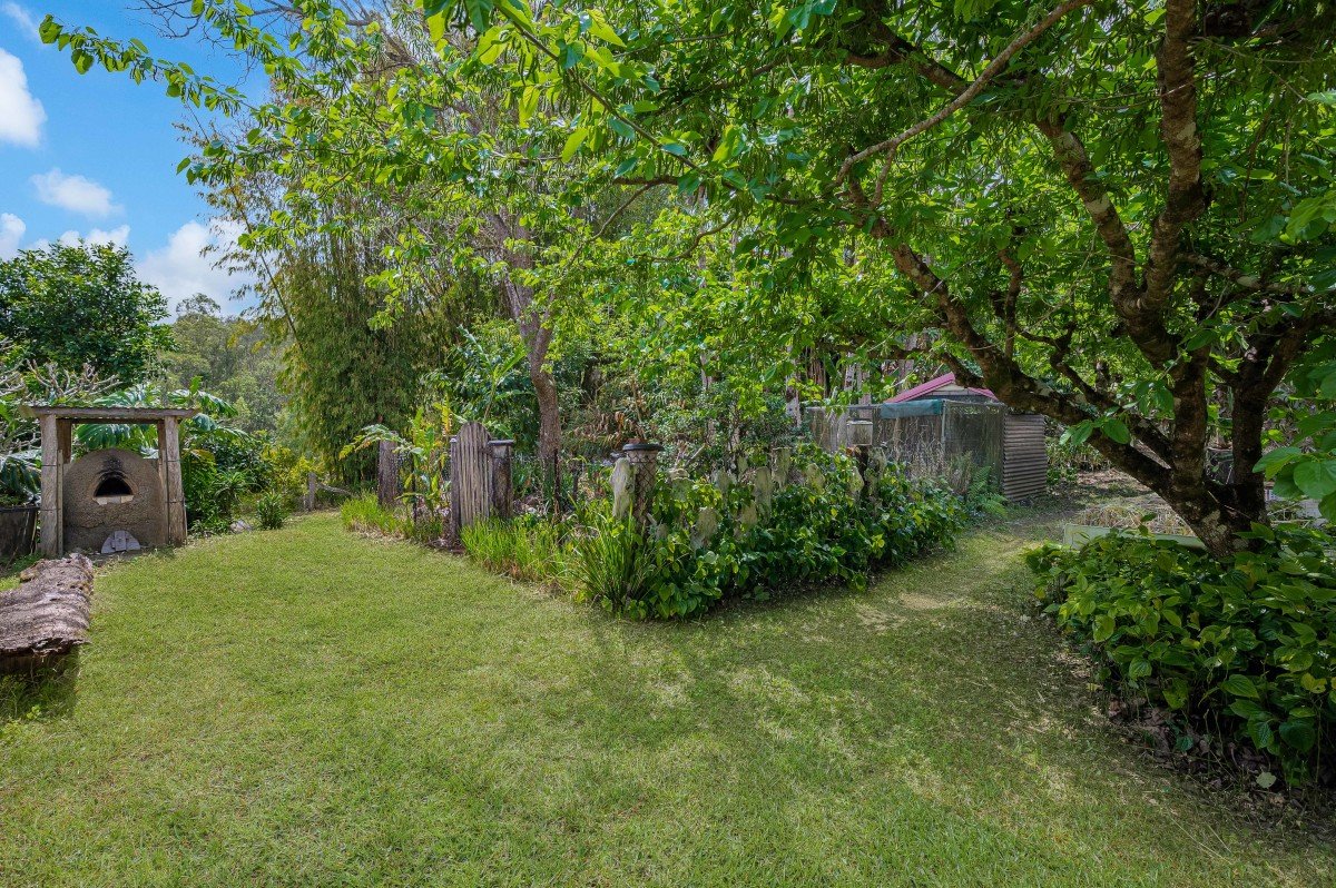 Lawn and established fruit trees at 35/65 Kilcoy Lane, Conondale